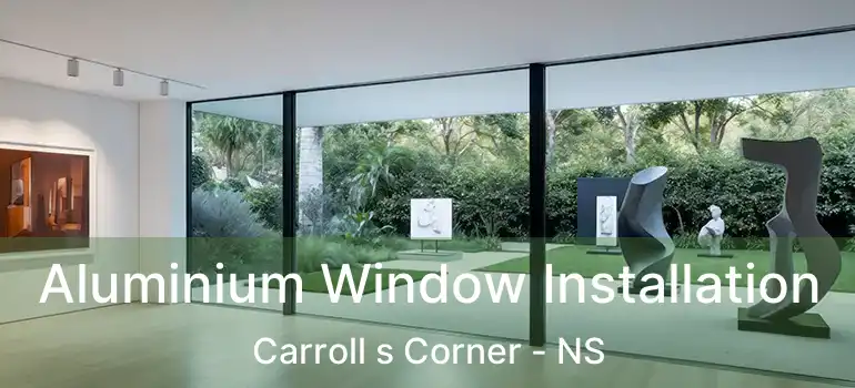  Aluminium Window Installation Carroll s Corner - NS