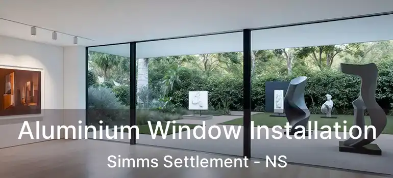  Aluminium Window Installation Simms Settlement - NS