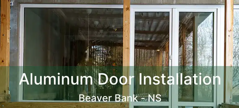  Aluminum Door Installation Beaver Bank - NS