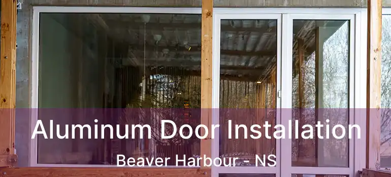  Aluminum Door Installation Beaver Harbour - NS