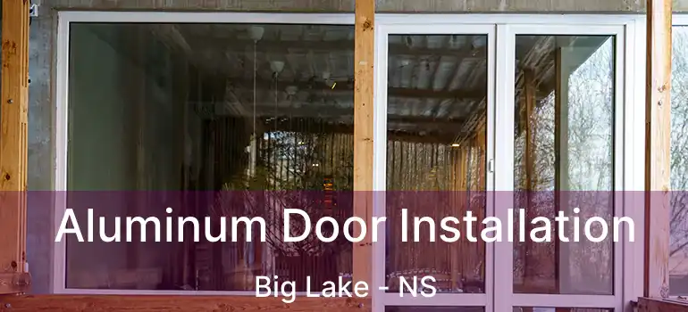  Aluminum Door Installation Big Lake - NS