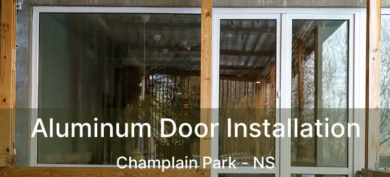  Aluminum Door Installation Champlain Park - NS