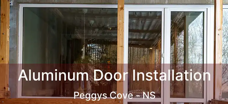  Aluminum Door Installation Peggys Cove - NS