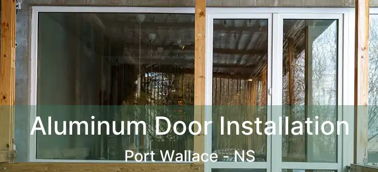  Aluminum Door Installation Port Wallace - NS