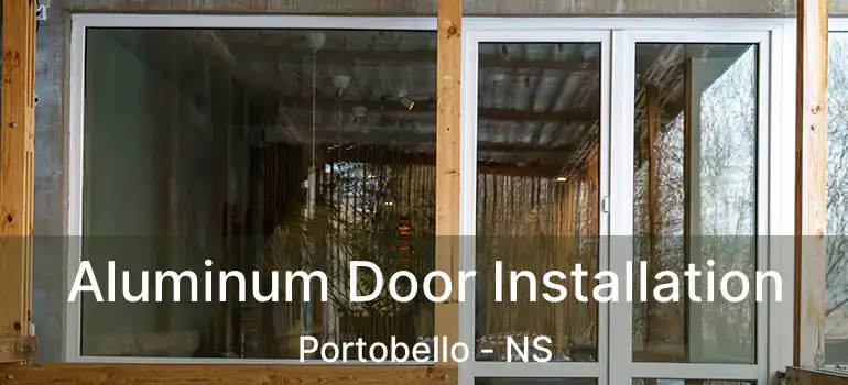  Aluminum Door Installation Portobello - NS