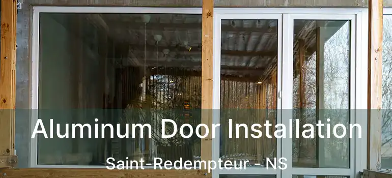  Aluminum Door Installation Saint-Redempteur - NS