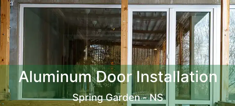  Aluminum Door Installation Spring Garden - NS