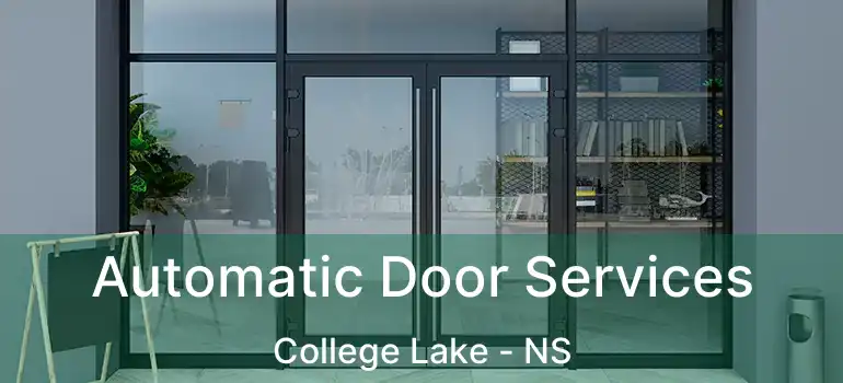  Automatic Door Services College Lake - NS