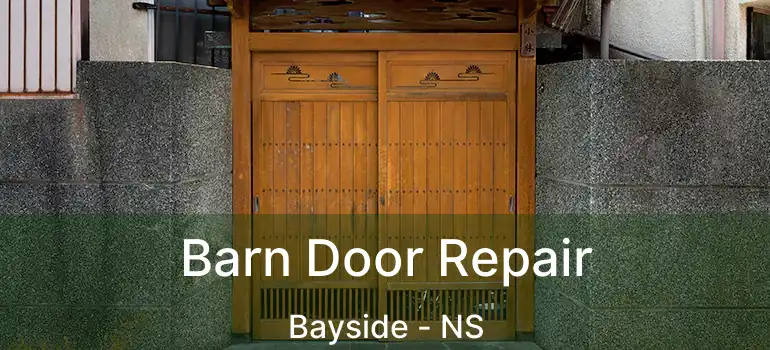  Barn Door Repair Bayside - NS