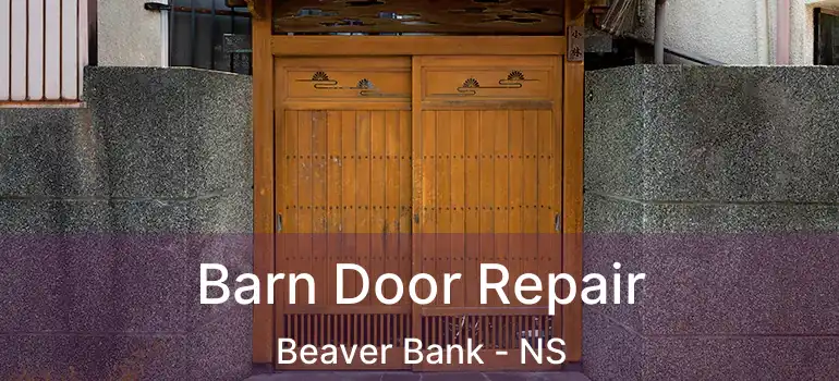  Barn Door Repair Beaver Bank - NS