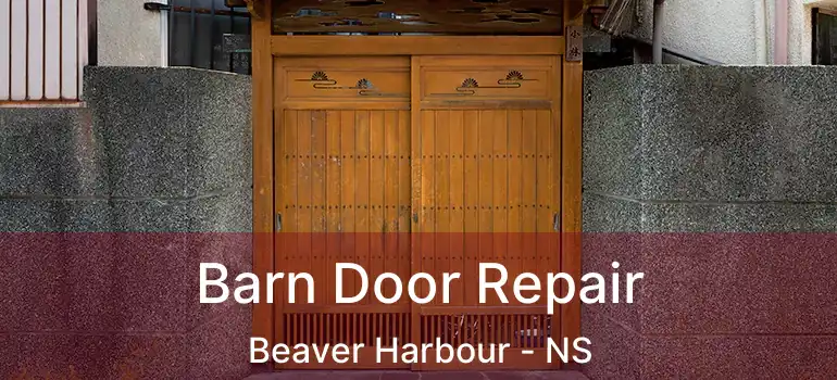  Barn Door Repair Beaver Harbour - NS