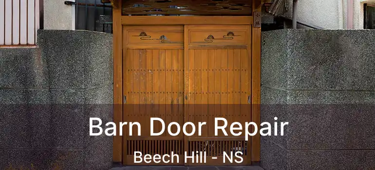  Barn Door Repair Beech Hill - NS