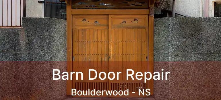  Barn Door Repair Boulderwood - NS