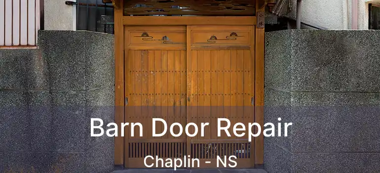  Barn Door Repair Chaplin - NS