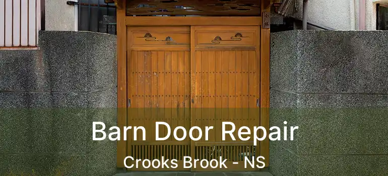  Barn Door Repair Crooks Brook - NS