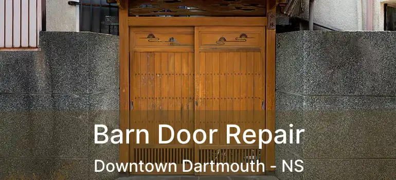  Barn Door Repair Downtown Dartmouth - NS