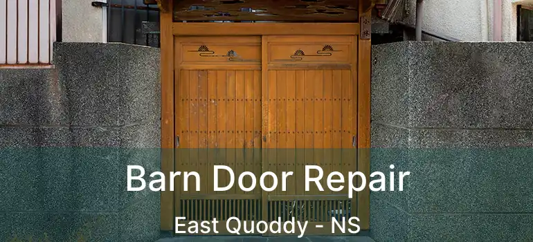  Barn Door Repair East Quoddy - NS