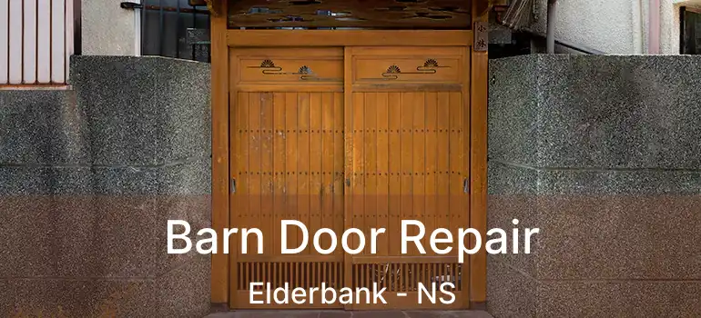  Barn Door Repair Elderbank - NS