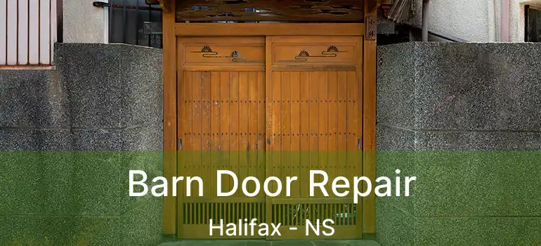  Barn Door Repair Halifax - NS