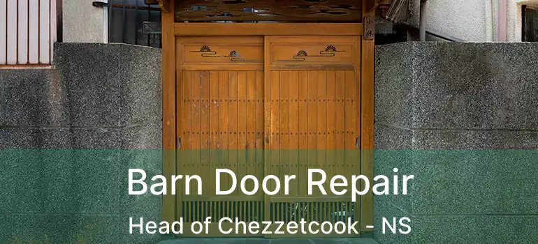  Barn Door Repair Head of Chezzetcook - NS