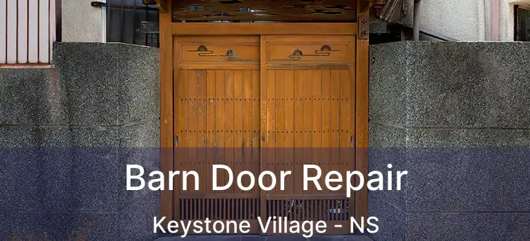  Barn Door Repair Keystone Village - NS