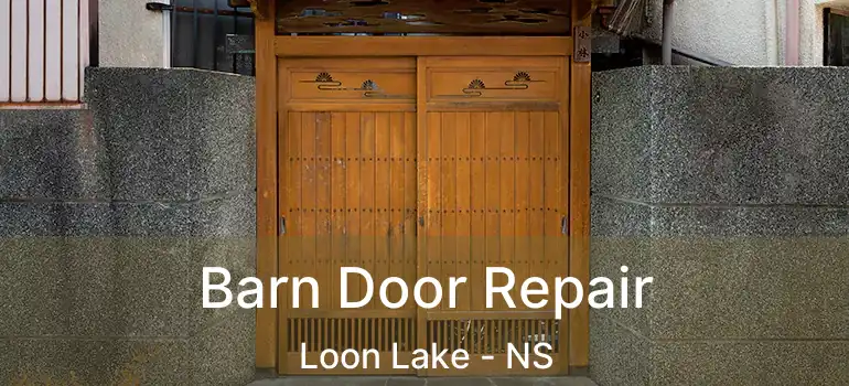  Barn Door Repair Loon Lake - NS