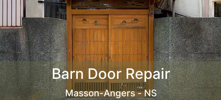  Barn Door Repair Masson-Angers - NS