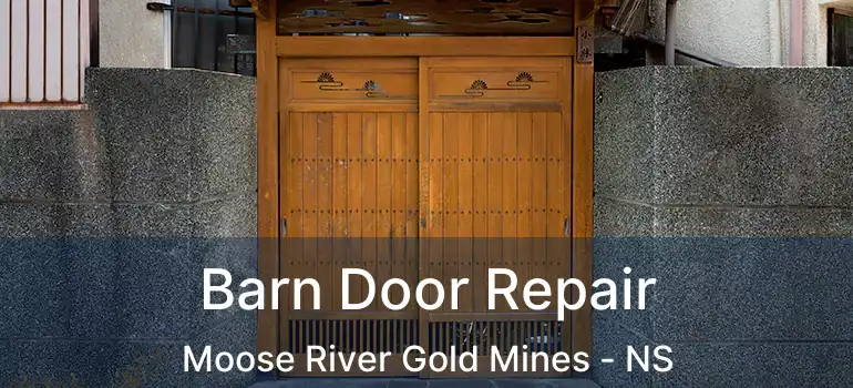  Barn Door Repair Moose River Gold Mines - NS