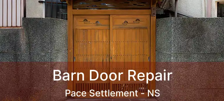  Barn Door Repair Pace Settlement - NS