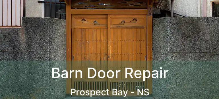  Barn Door Repair Prospect Bay - NS