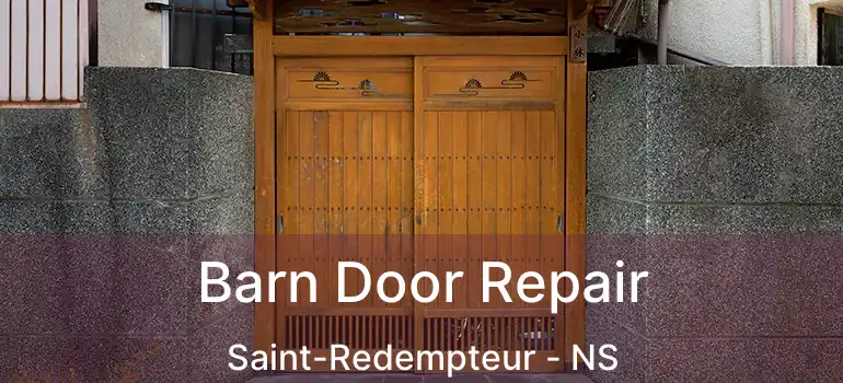  Barn Door Repair Saint-Redempteur - NS