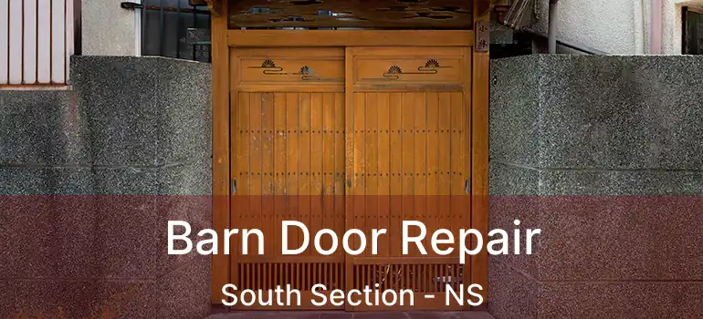  Barn Door Repair South Section - NS