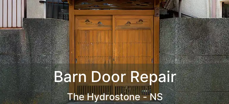  Barn Door Repair The Hydrostone - NS