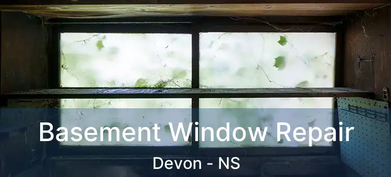  Basement Window Repair Devon - NS