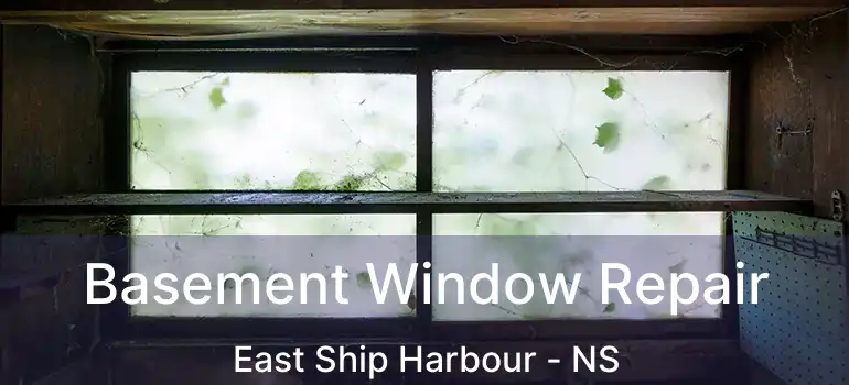  Basement Window Repair East Ship Harbour - NS