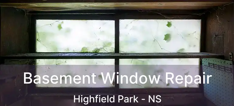  Basement Window Repair Highfield Park - NS