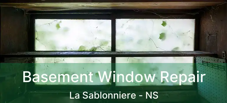  Basement Window Repair La Sablonniere - NS