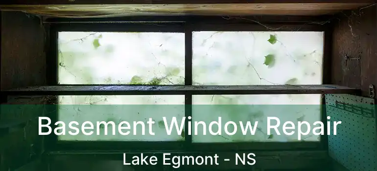  Basement Window Repair Lake Egmont - NS