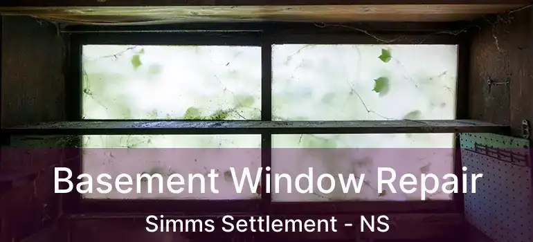  Basement Window Repair Simms Settlement - NS