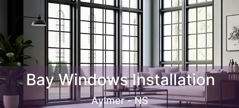  Bay Windows Installation Aylmer - NS