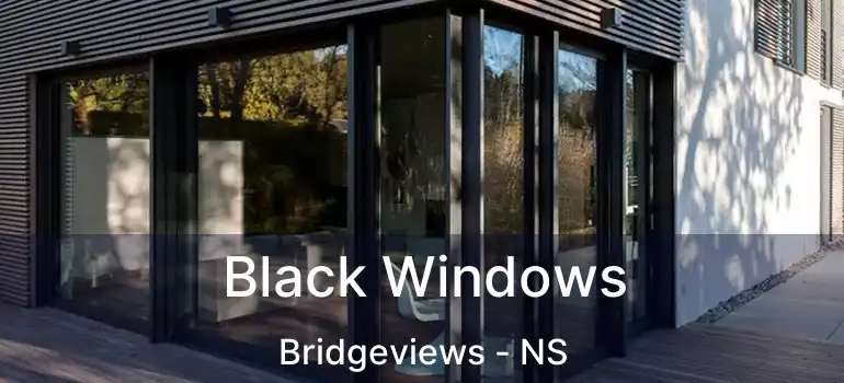  Black Windows Bridgeviews - NS