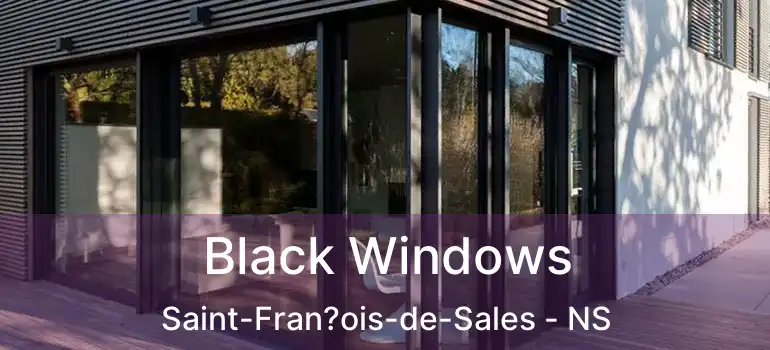  Black Windows Saint-Fran?ois-de-Sales - NS