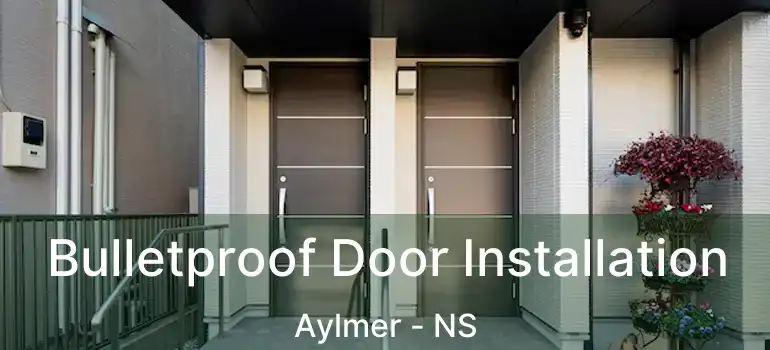  Bulletproof Door Installation Aylmer - NS