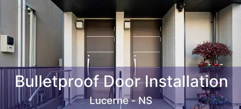  Bulletproof Door Installation Lucerne - NS