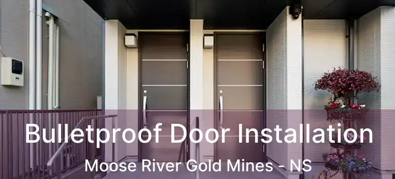  Bulletproof Door Installation Moose River Gold Mines - NS