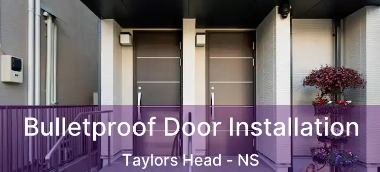  Bulletproof Door Installation Taylors Head - NS