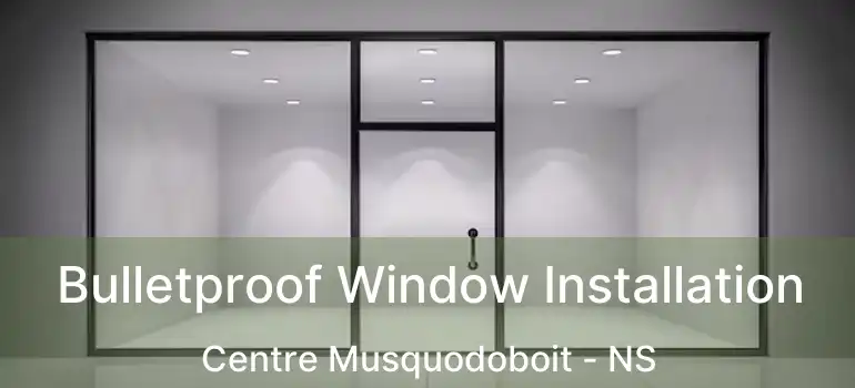  Bulletproof Window Installation Centre Musquodoboit - NS