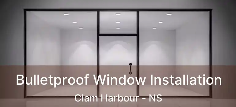  Bulletproof Window Installation Clam Harbour - NS