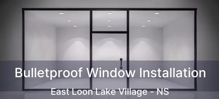  Bulletproof Window Installation East Loon Lake Village - NS