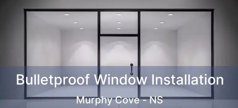  Bulletproof Window Installation Murphy Cove - NS